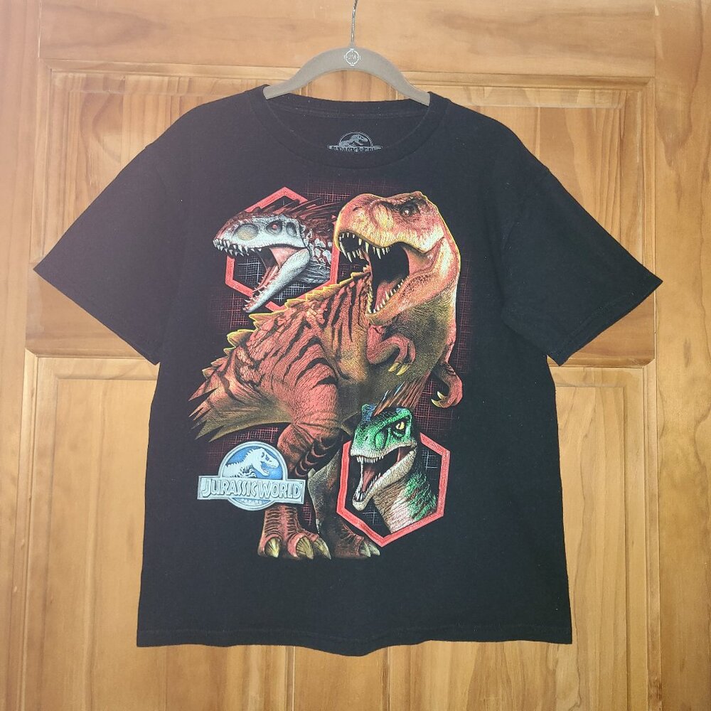5/$30 Boys Jurassic World Black Short Sleeve T-Shirt